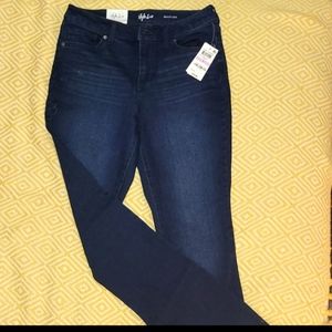 StyleCo boot leg jeans dark blue.